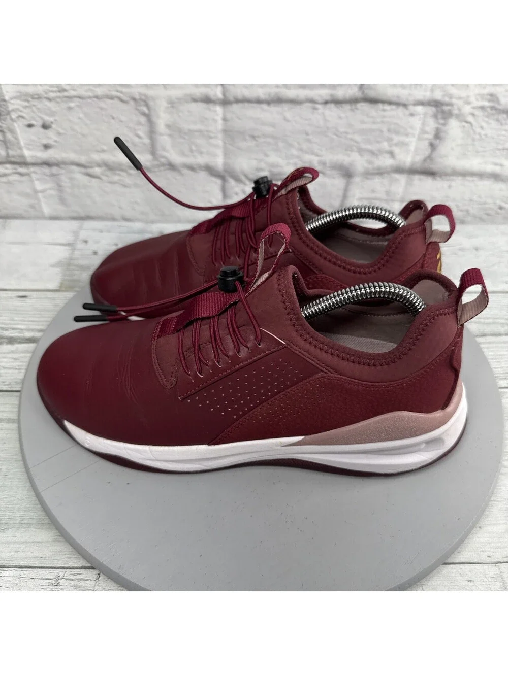 Clove Royal Maroon Sneakers Nurse Comfort Healthcare Bungee Lace Women’s 8.5